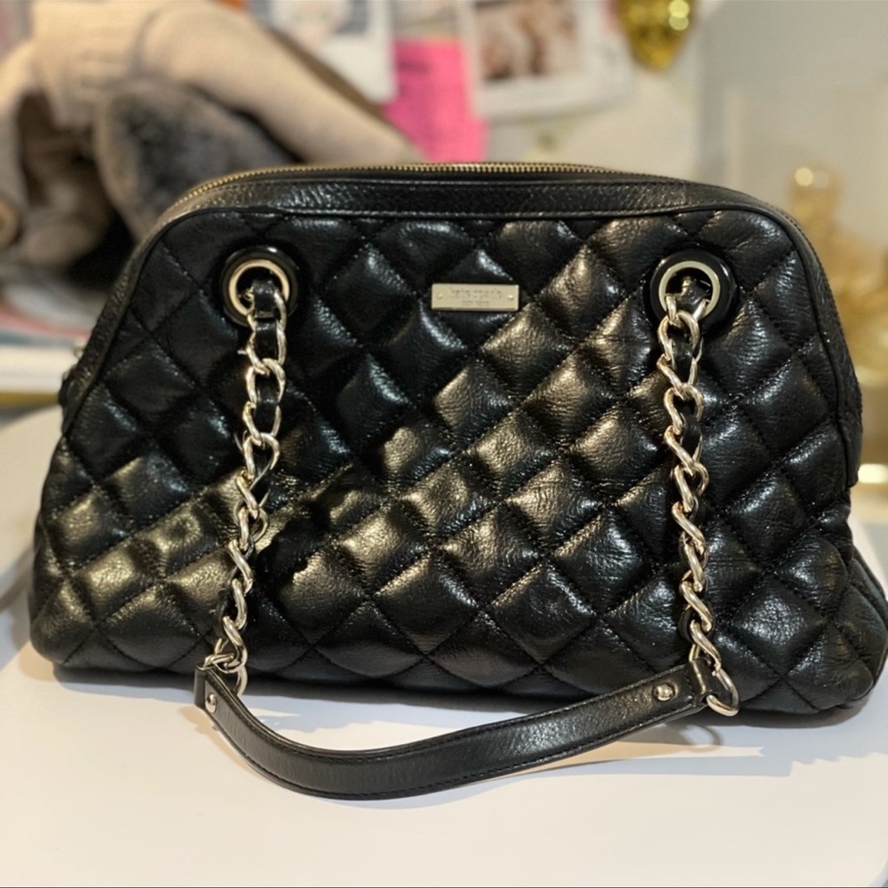 Kate spade quilted leather purse